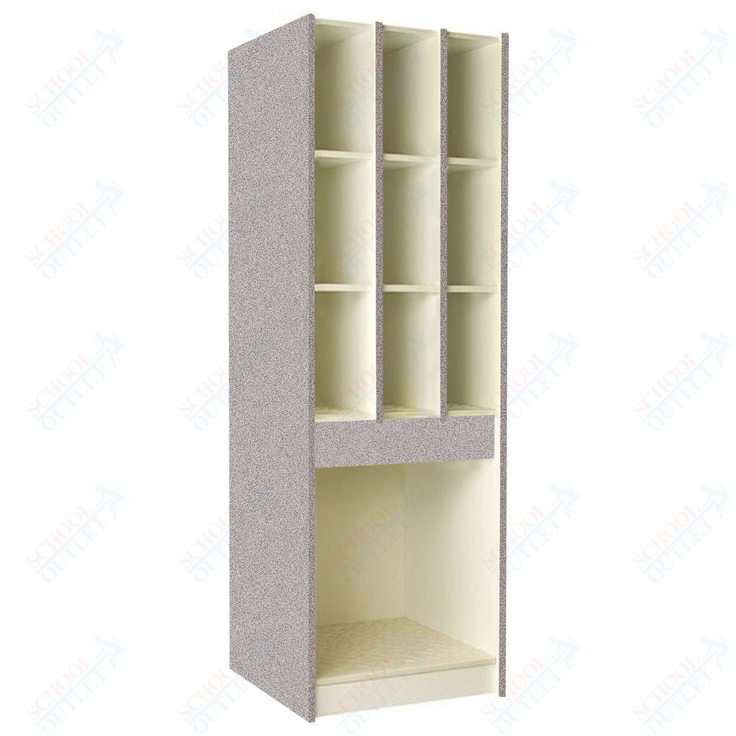 29" Deep Instrument Storage with Acousti - Grille Doors (89628 278429 A) - SchoolOutlet