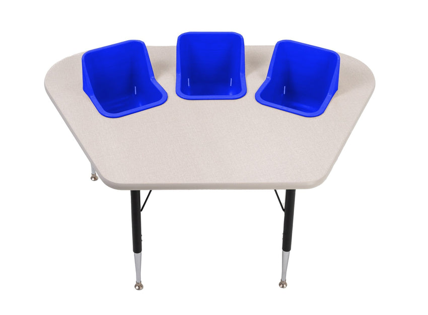 Three - Seat Modular Toddler Table (TOD - TT - MOD) - SchoolOutlet