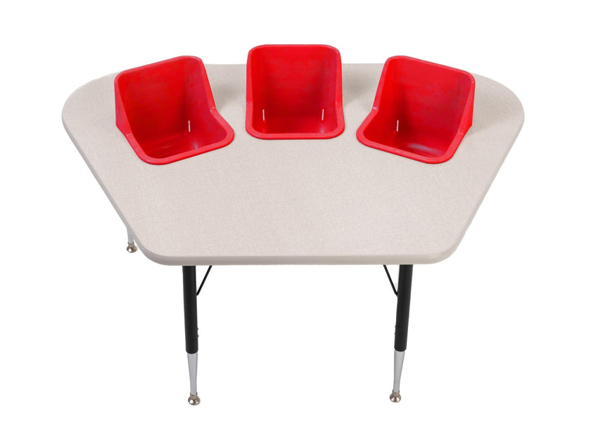 Three - Seat Modular Toddler Table (TOD - TT - MOD) - SchoolOutlet