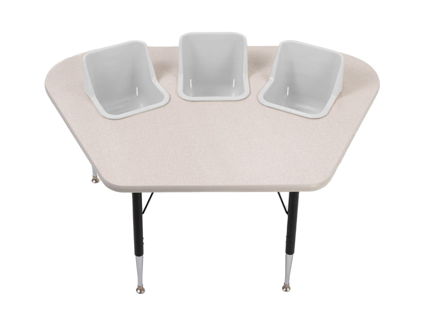 Three - Seat Modular Toddler Table (TOD - TT - MOD) - SchoolOutlet