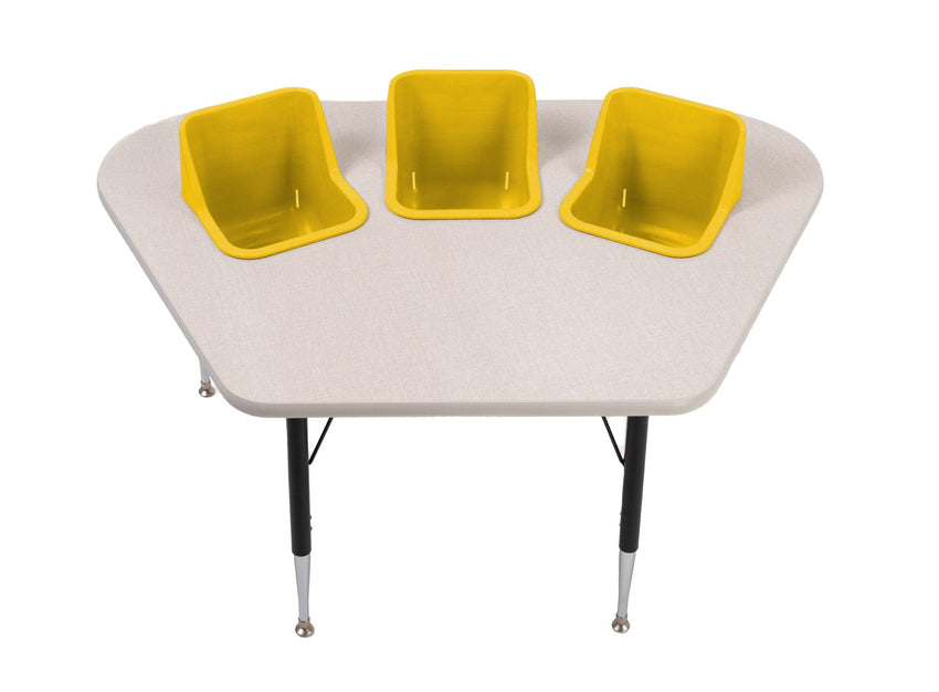 Three - Seat Modular Toddler Table (TOD - TT - MOD) - SchoolOutlet