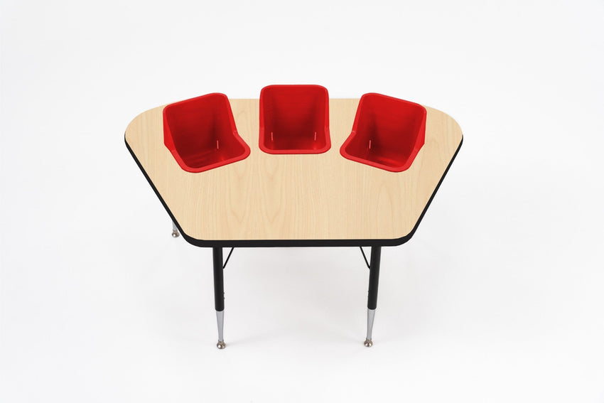 Three - Seat Modular Toddler Table (TOD - TT - MOD) - SchoolOutlet