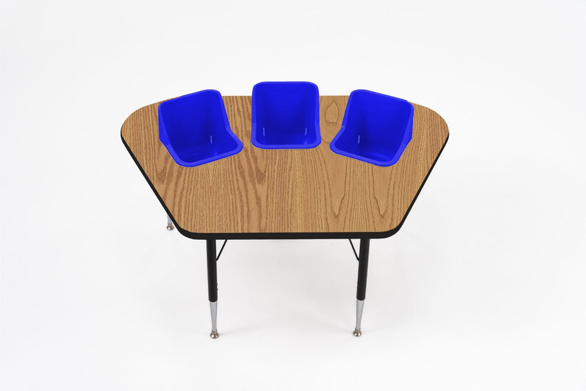 Three - Seat Modular Toddler Table (TOD - TT - MOD) - SchoolOutlet