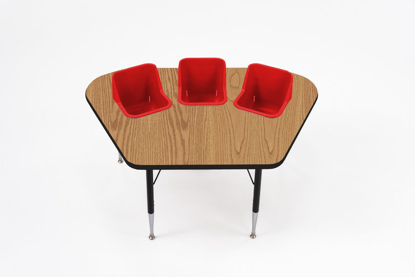 Three - Seat Modular Toddler Table (TOD - TT - MOD) - SchoolOutlet