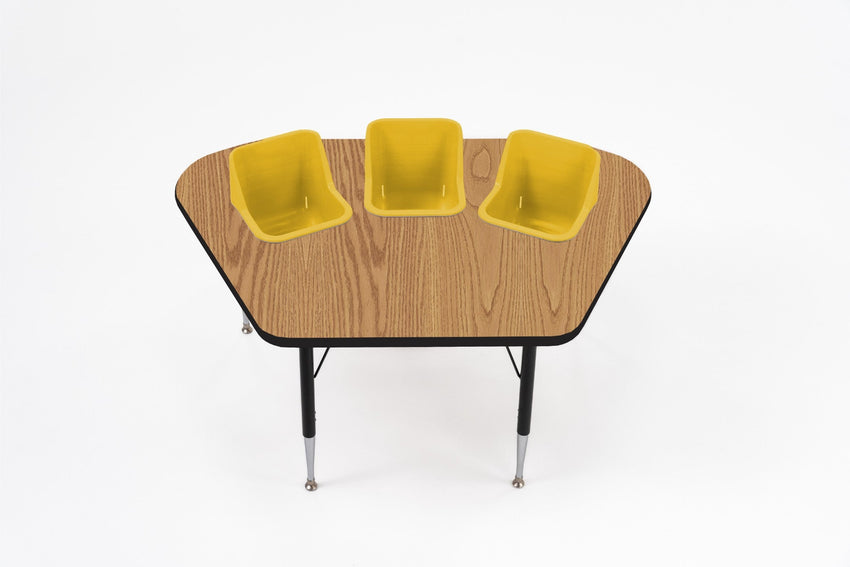 Three - Seat Modular Toddler Table (TOD - TT - MOD) - SchoolOutlet