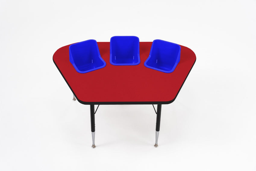 Three - Seat Modular Toddler Table (TOD - TT - MOD) - SchoolOutlet