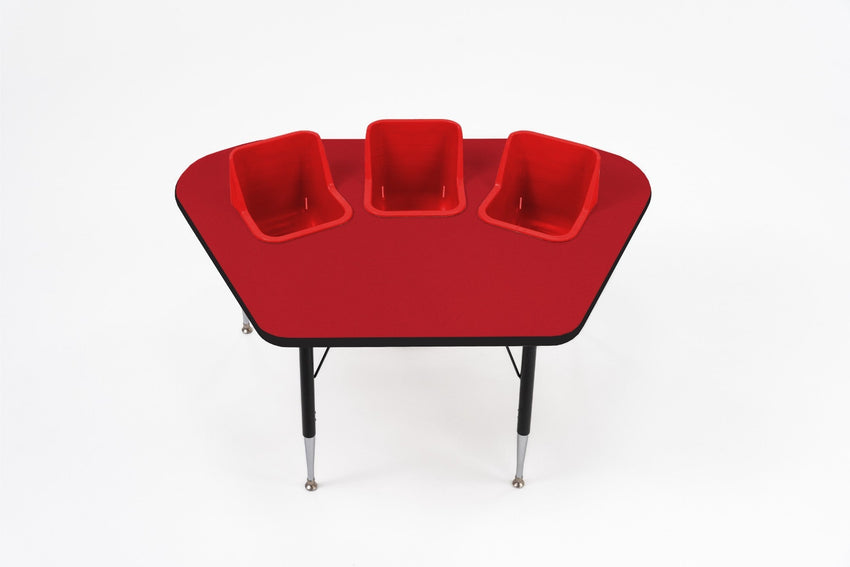 Three - Seat Modular Toddler Table (TOD - TT - MOD) - SchoolOutlet