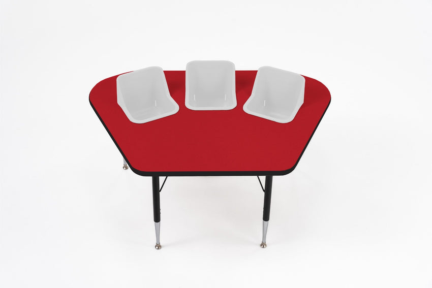 Three - Seat Modular Toddler Table (TOD - TT - MOD) - SchoolOutlet