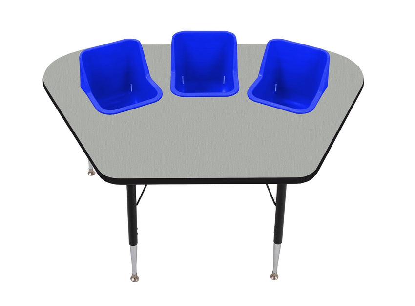 Three - Seat Modular Toddler Table (TOD - TT - MOD) - SchoolOutlet