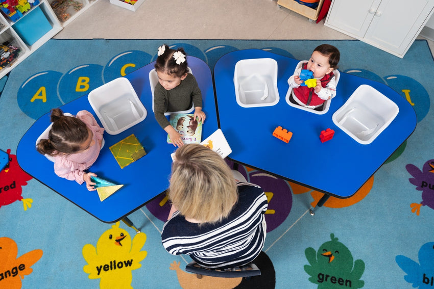 Three - Seat Modular Toddler Table (TOD - TT - MOD) - SchoolOutlet