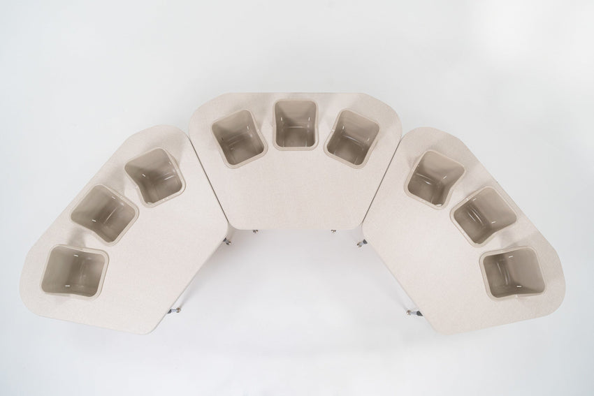 Three - Seat Modular Toddler Table (TOD - TT - MOD) - SchoolOutlet