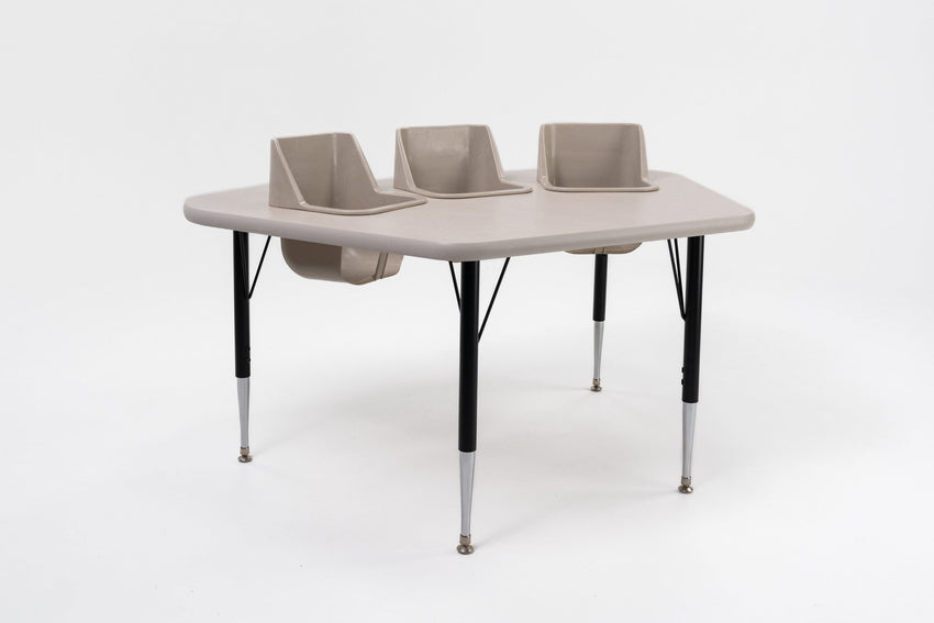 Three - Seat Modular Toddler Table (TOD - TT - MOD) - SchoolOutlet