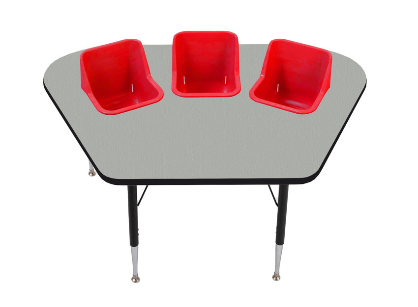Three - Seat Modular Toddler Table (TOD - TT - MOD) - SchoolOutlet