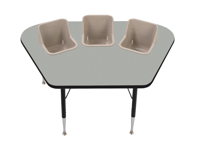 Three - Seat Modular Toddler Table (TOD - TT - MOD) - SchoolOutlet