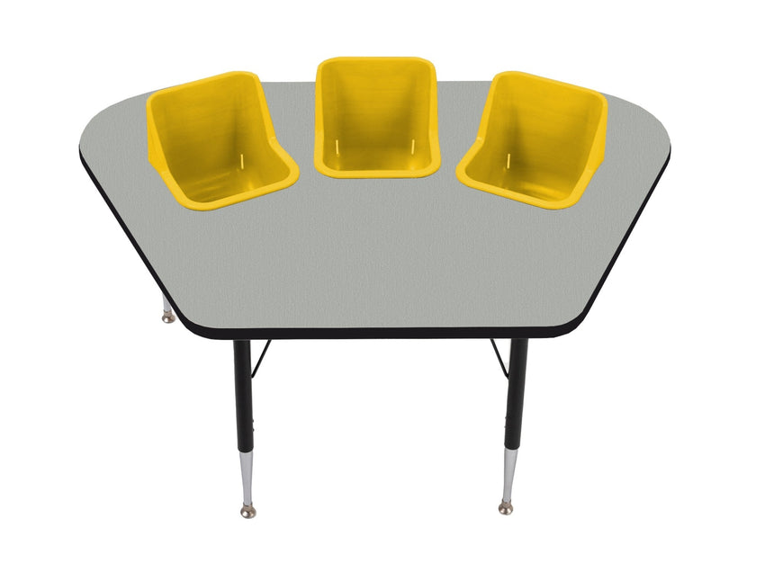 Three - Seat Modular Toddler Table (TOD - TT - MOD) - SchoolOutlet