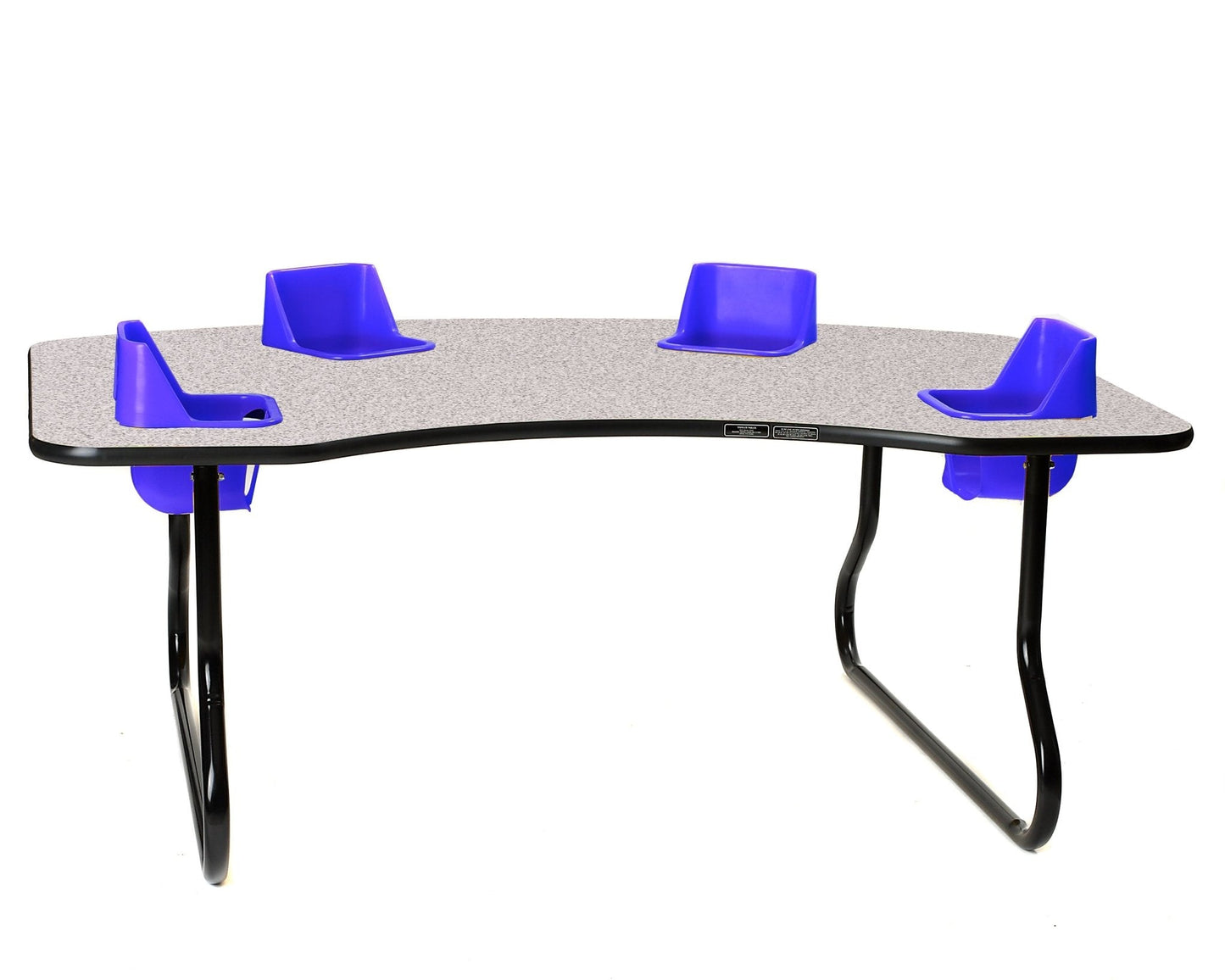 Four-Seat Toddler Table - Traditional (14" H) (Toddler Tables TOD-TT414)