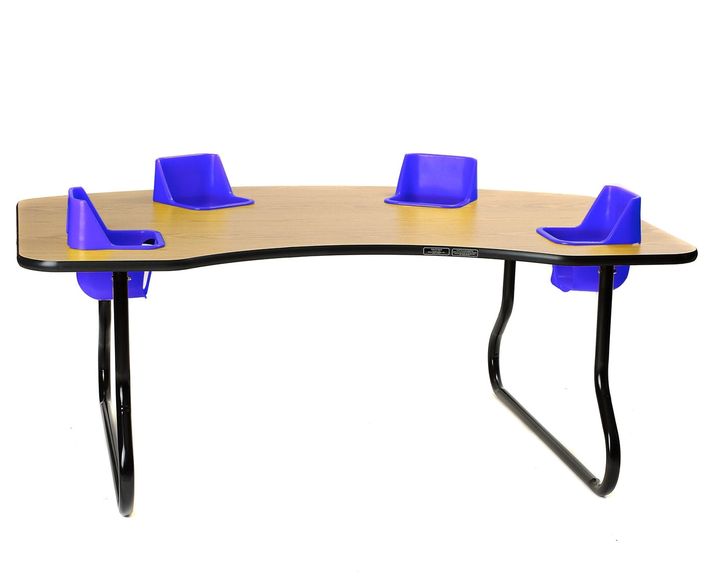 Four-Seat Toddler Table - Traditional (14" H) (Toddler Tables TOD-TT414)