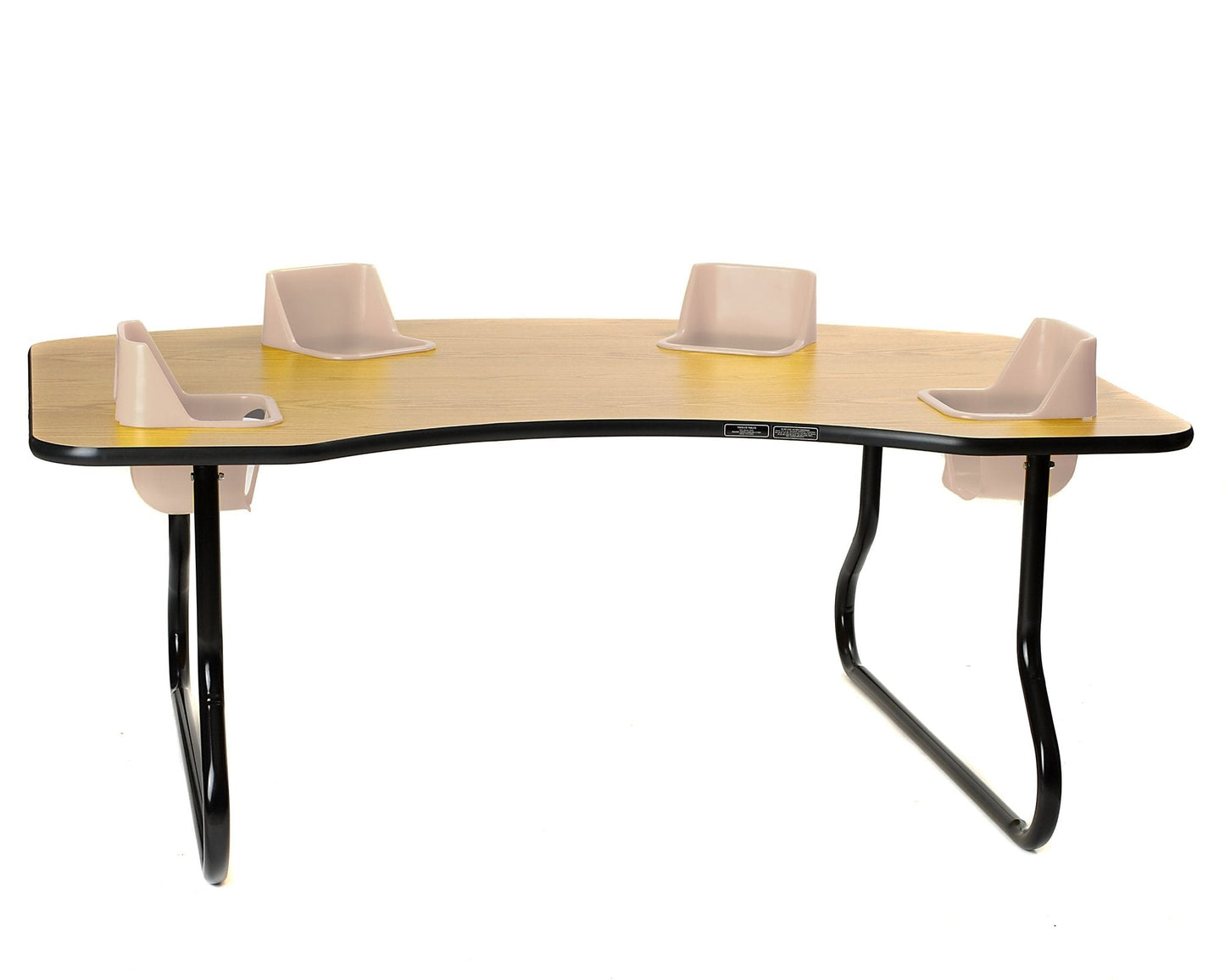 Four-Seat Toddler Table - Traditional (14" H) (Toddler Tables TOD-TT414)