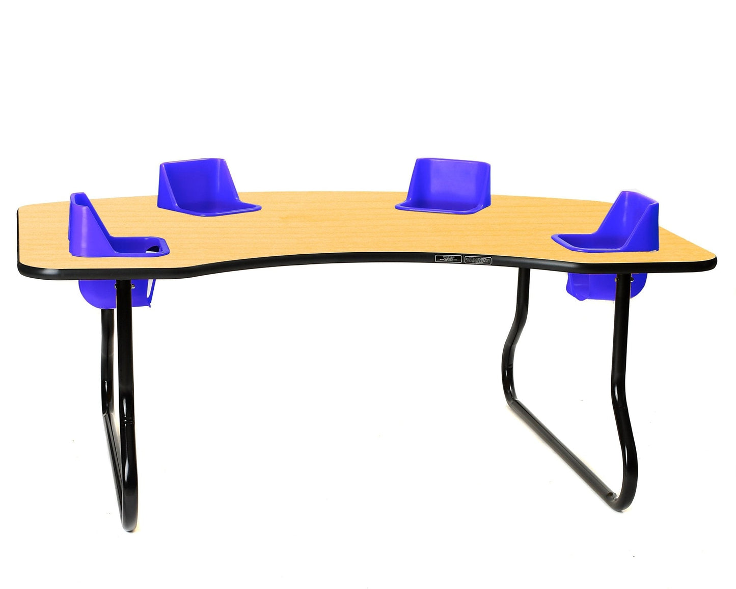 Four-Seat Toddler Table - Traditional (14" H) (Toddler Tables TOD-TT414)