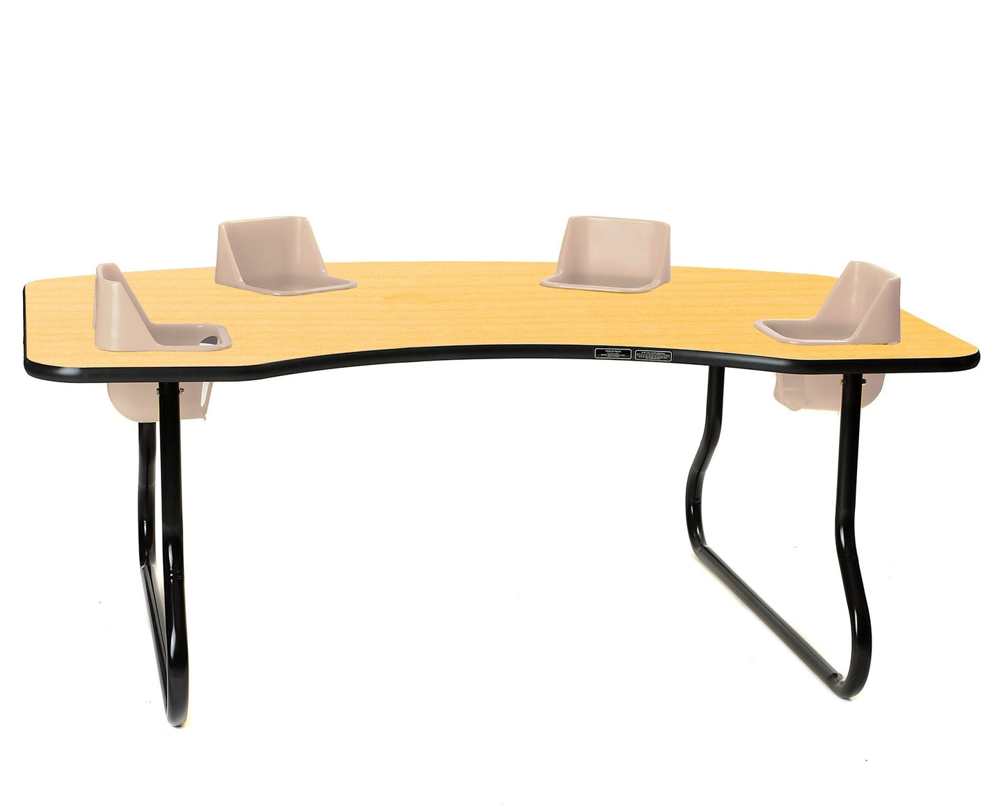 Four-Seat Toddler Table - Traditional (14" H) (Toddler Tables TOD-TT414)