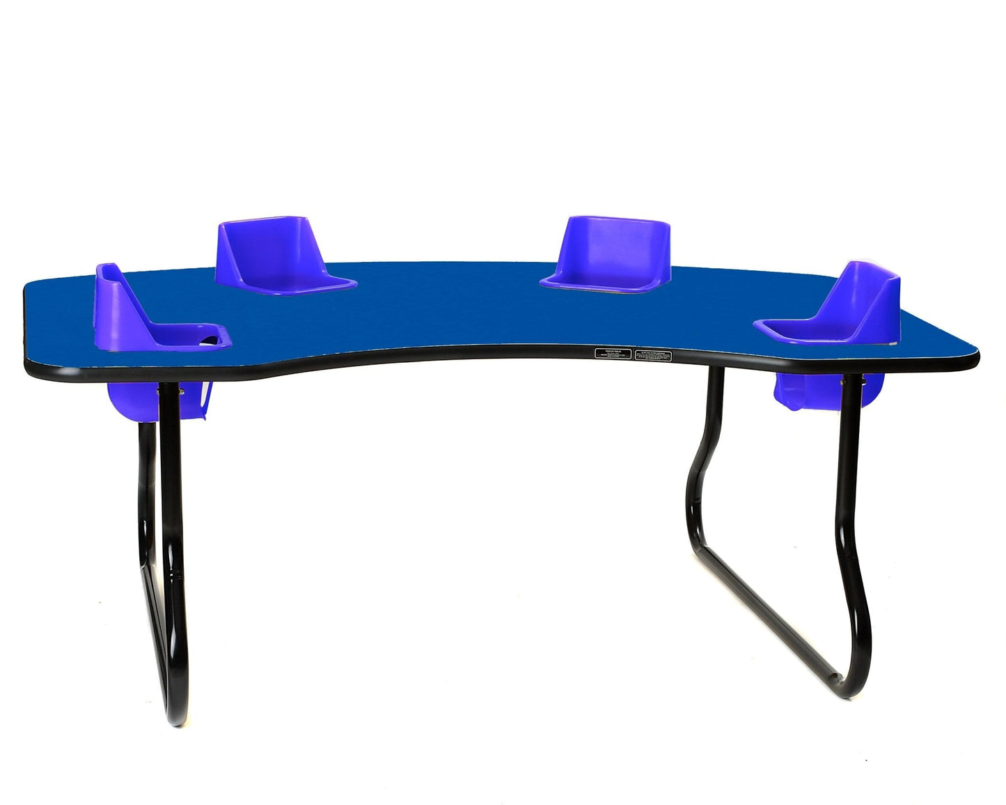 Four-Seat Toddler Table - Traditional (14" H) (Toddler Tables TOD-TT414)