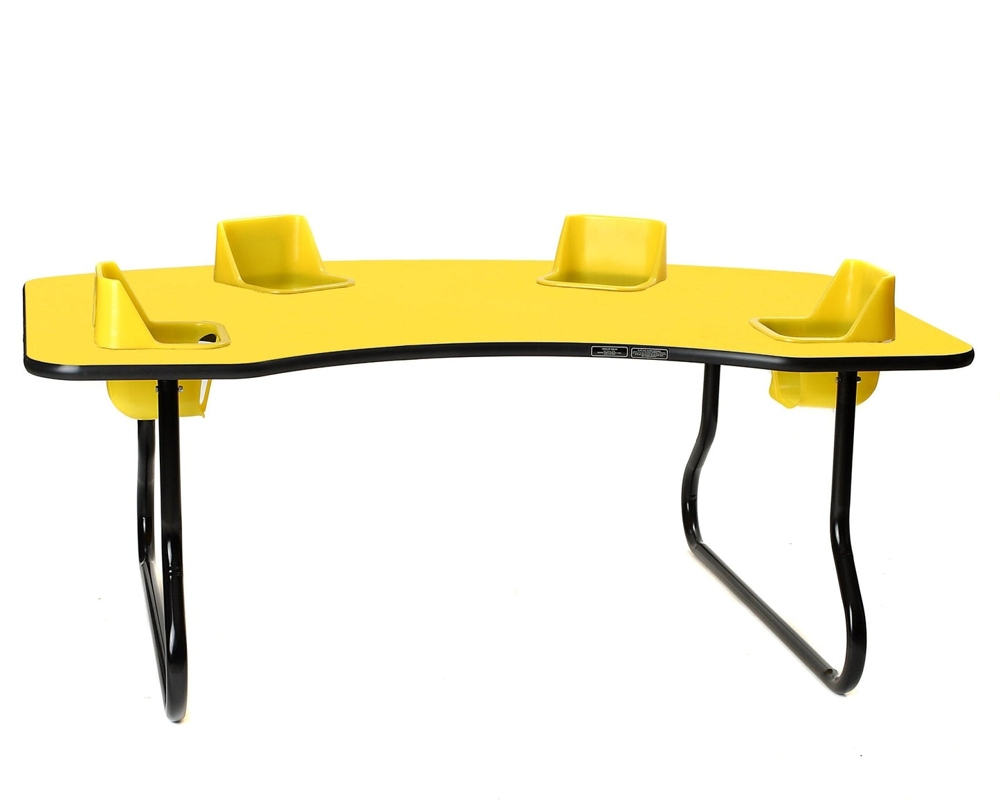 Four-Seat Toddler Table - Traditional (14" H) (Toddler Tables TOD-TT414)