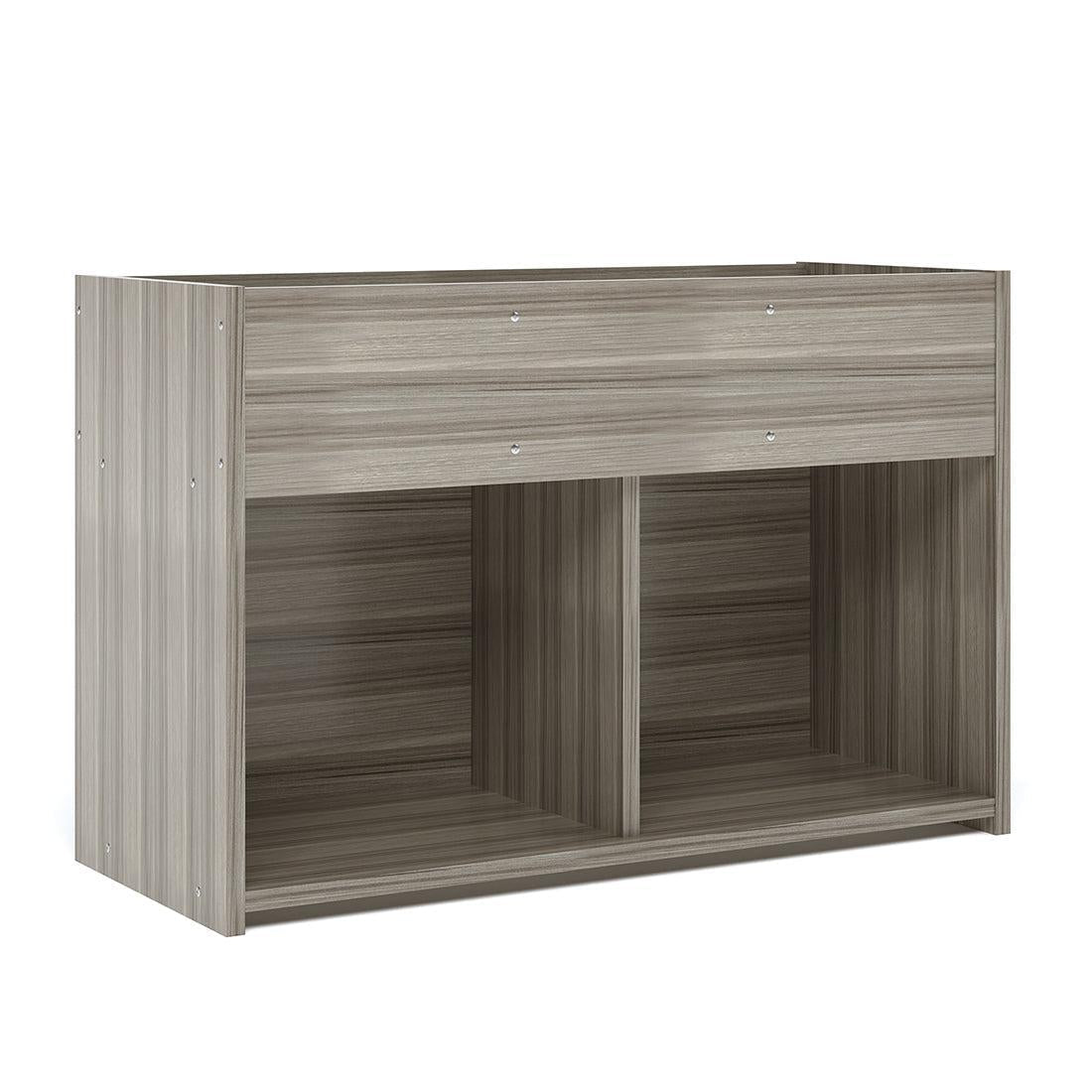 Tot Mate Large Book and Toy Storage Shelf with 3 - Compartment Top Well 36"W x 15"D x 24"H Unassemble (TOT - TMS501R) - SchoolOutlet
