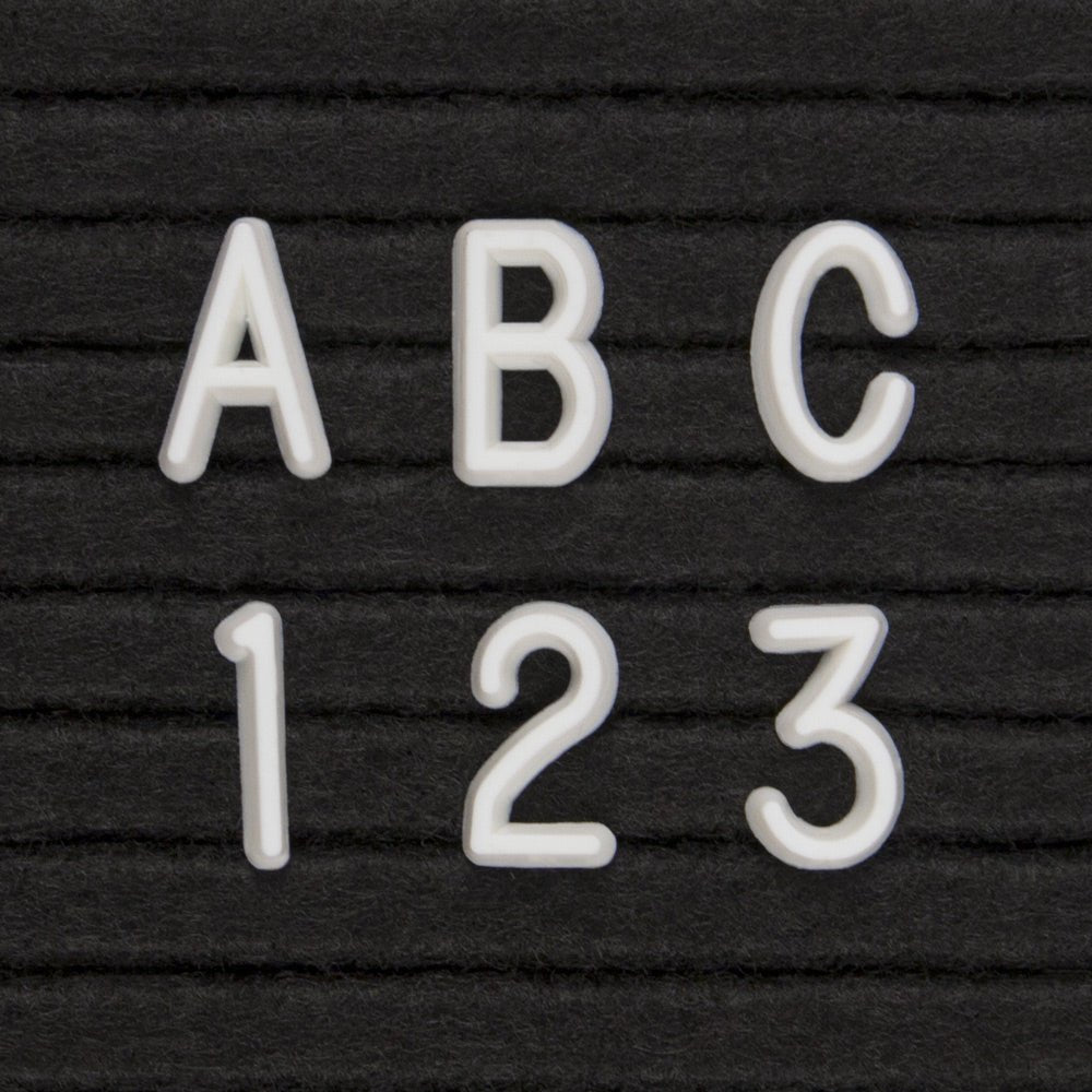 United Visual Helvetica Letter Sprue Set, 1/2" (UVP - UV52301) - SchoolOutlet