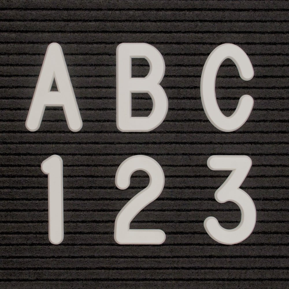 United Visual Helvetica Letter Sprue Set, 2" (UVP - UV52302) - SchoolOutlet