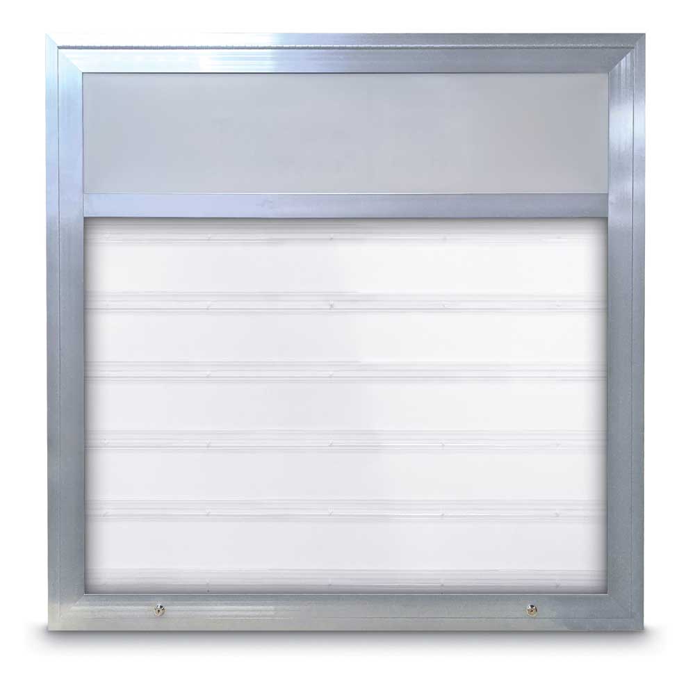 United Visual Economy Double - Sided Outdoor Readerboard - Non - Illuminated, 48" W (UVP - UVBT1001) - SchoolOutlet