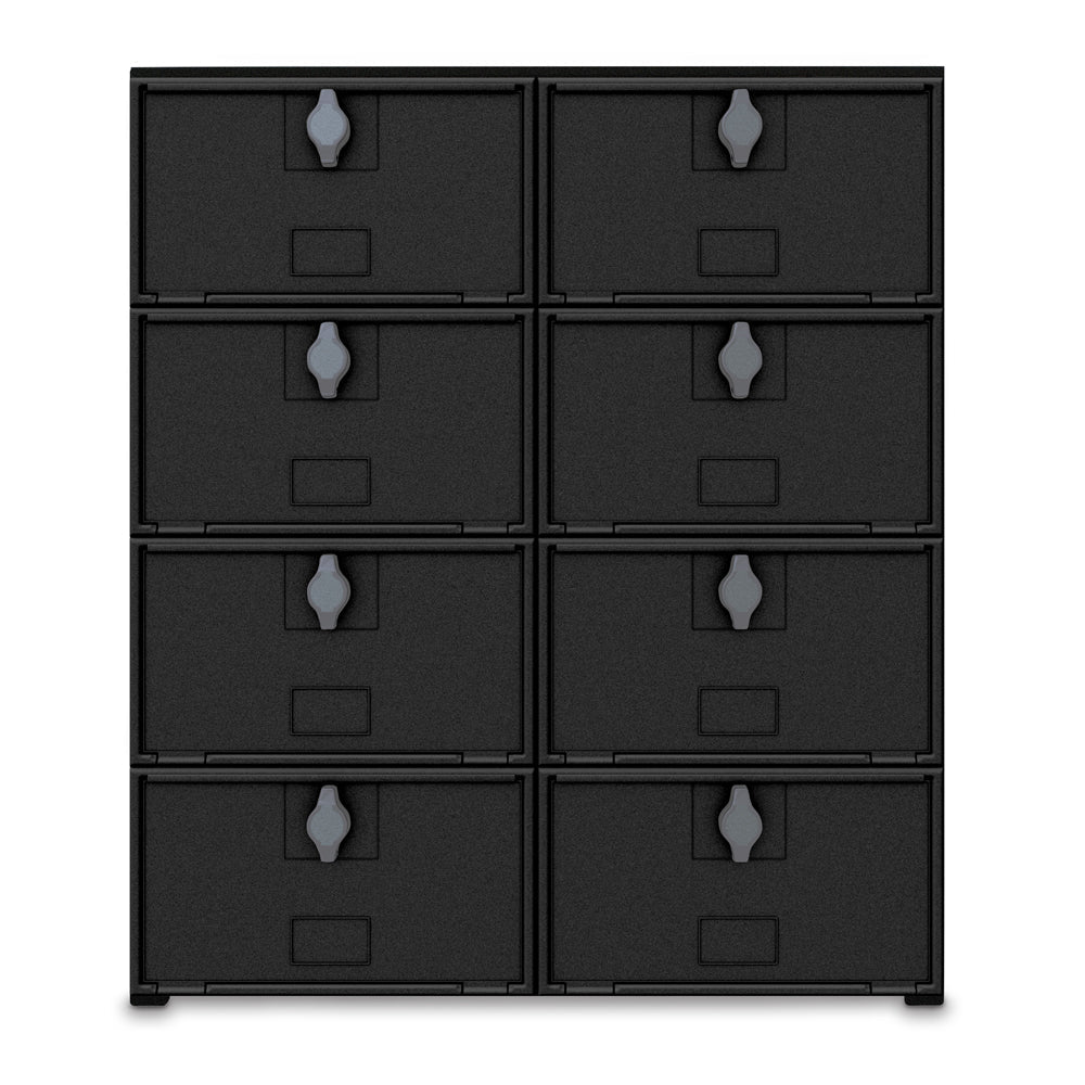 United Visual Cell Phone & Laptop Lockers - 8 Lockers (UVP - UVLOC08B) - SchoolOutlet
