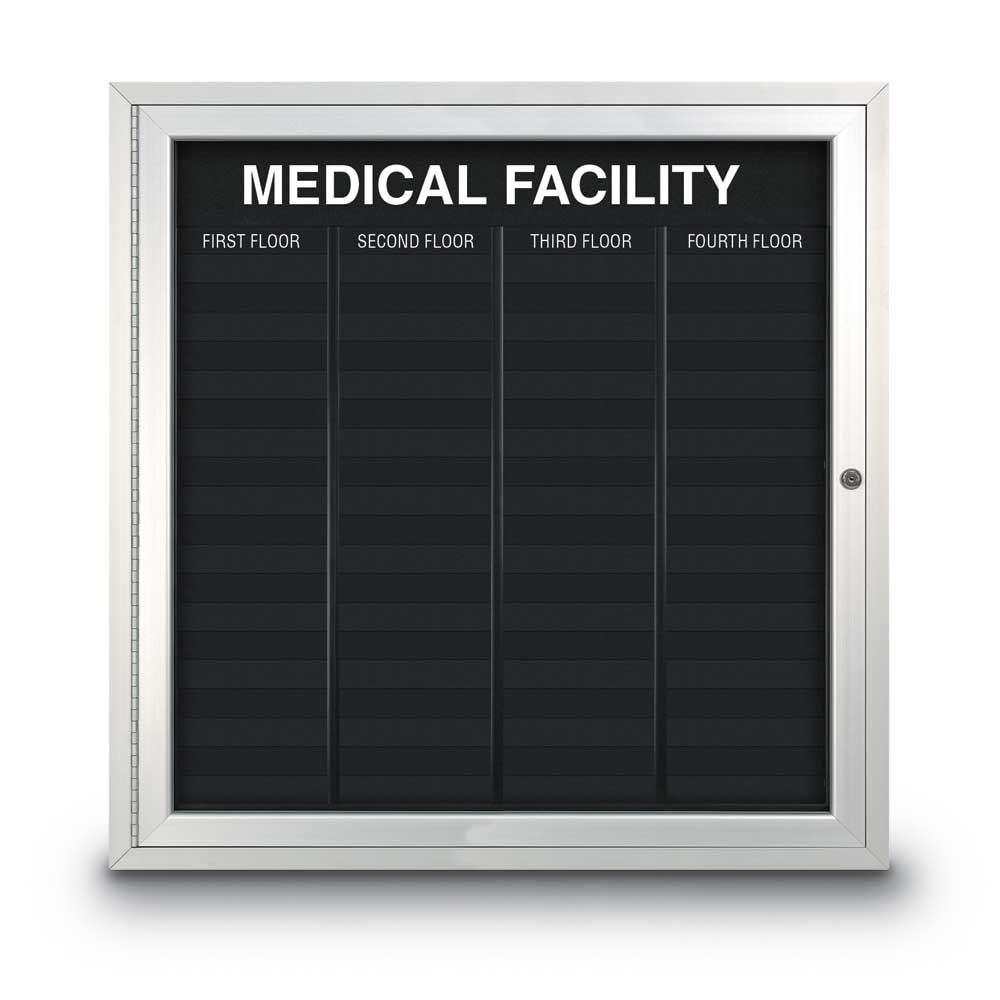 United Visual AD - Type Directory Board, 33" W x 34" H (UVP - UVNDAD200) - SchoolOutlet