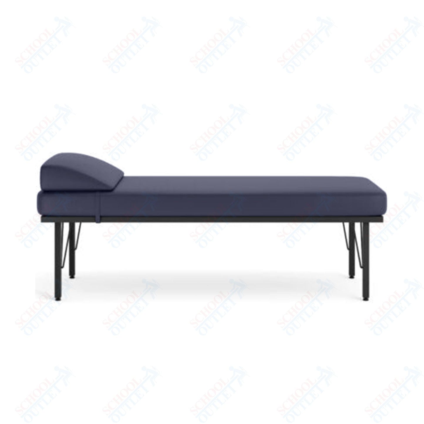USA Capitol Nurses First - Aid Couch with Detachable Pillow, 72"Wx 26"D x 22.25H" (1201) - SchoolOutlet