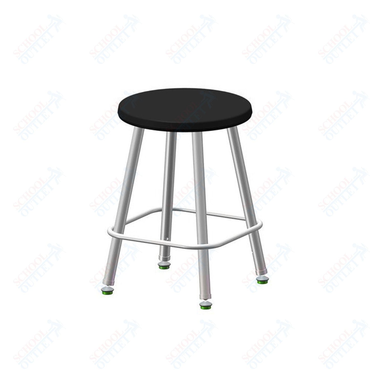 USA Capitol Euroflex Poly Seat Stool Fixed Height 18" (3118) - SchoolOutlet