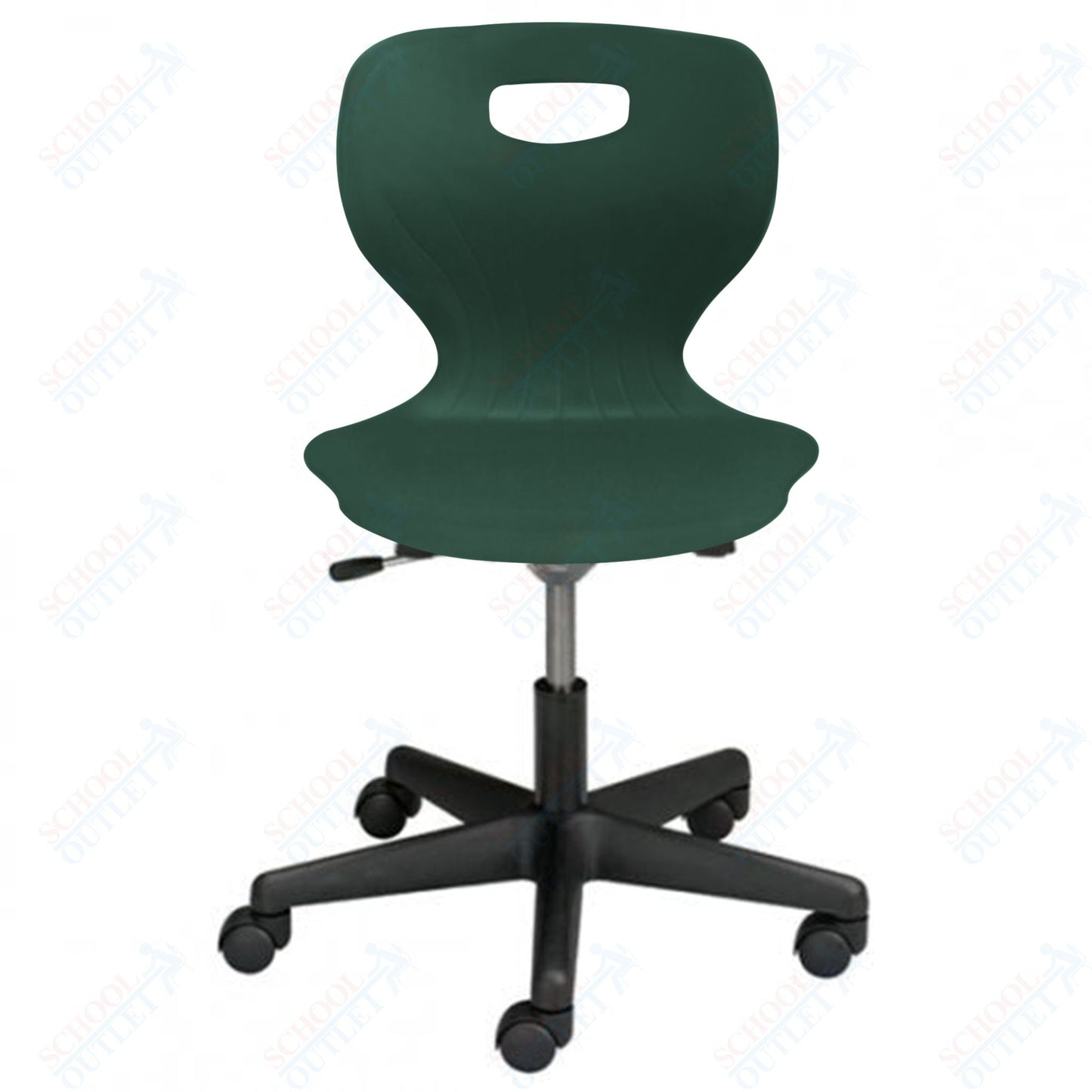 USA Capitol EuroFlex Lab Chair 15.5" - 20.25" Adjustable Height with Gas Lift (3190) - SchoolOutlet