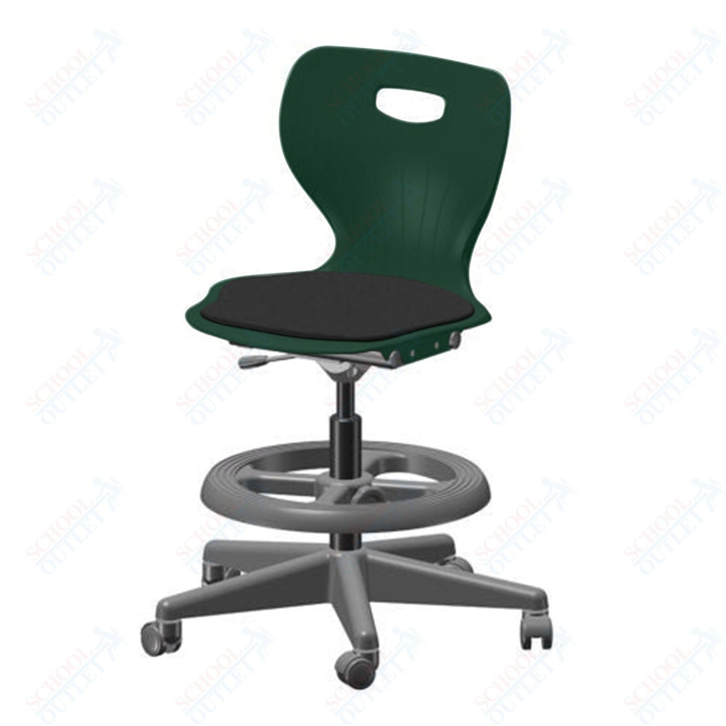 USA Capitol Euroflex Lab Chair with Adjustable Height 20" - 27" (3195) - SchoolOutlet