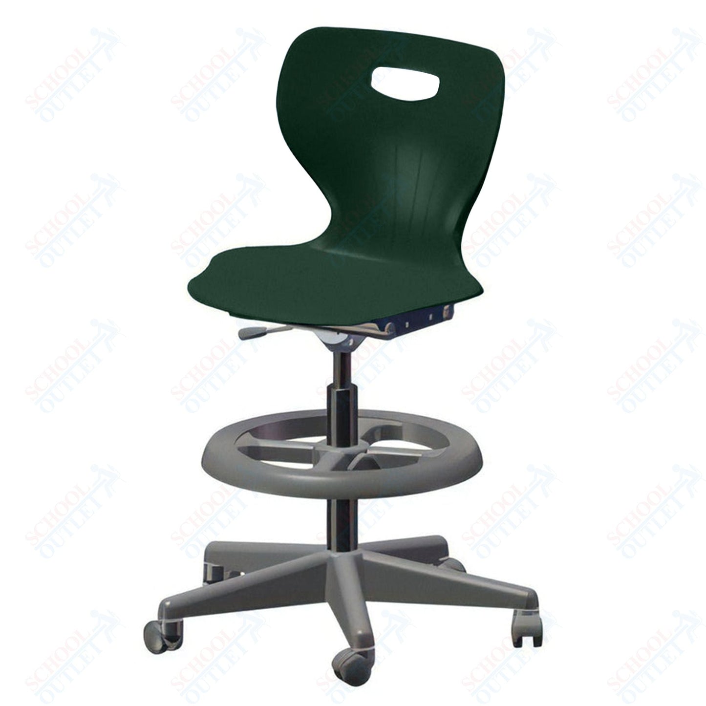 USA Capitol Euroflex Extra Tall Lab Chair with Adjustable Height 22.5" - 32.5" (3195XT) - SchoolOutlet