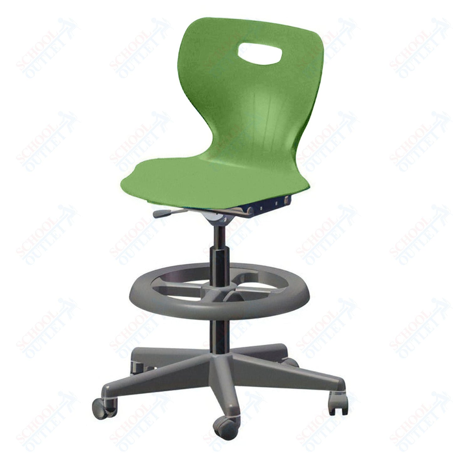 USA Capitol Euroflex Extra Tall Lab Chair with Adjustable Height 22.5" - 32.5" (3195XT) - SchoolOutlet