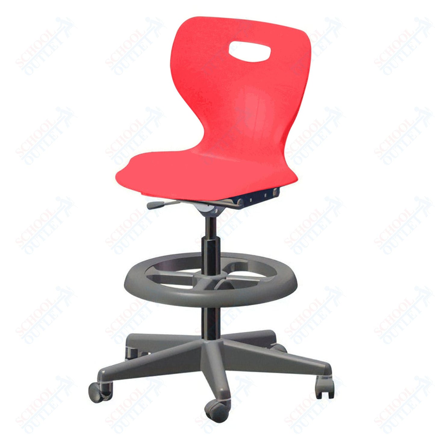 USA Capitol Euroflex Extra Tall Lab Chair with Adjustable Height 22.5" - 32.5" (3195XT) - SchoolOutlet