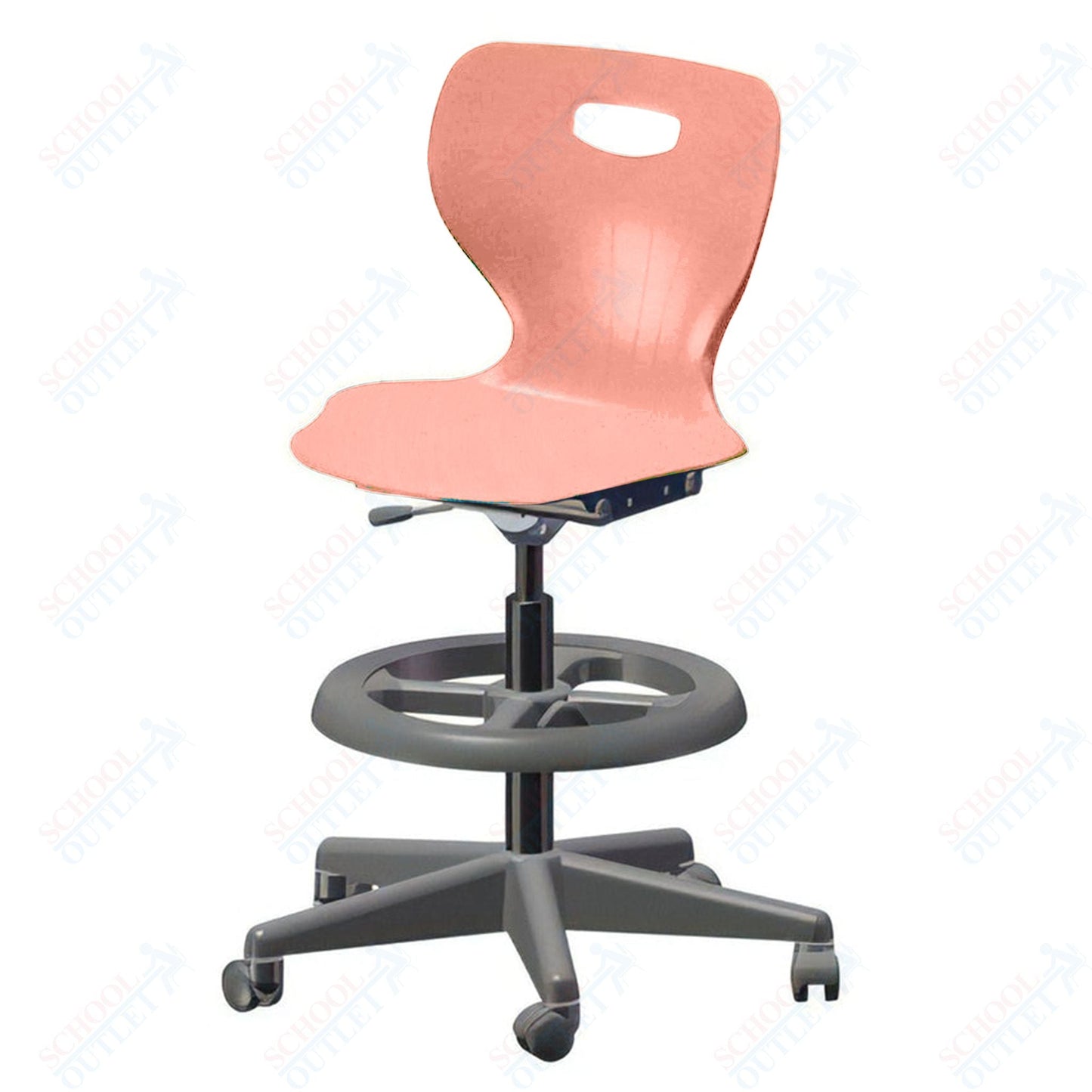 USA Capitol Euroflex Extra Tall Lab Chair with Adjustable Height 22.5" - 32.5" (3195XT) - SchoolOutlet