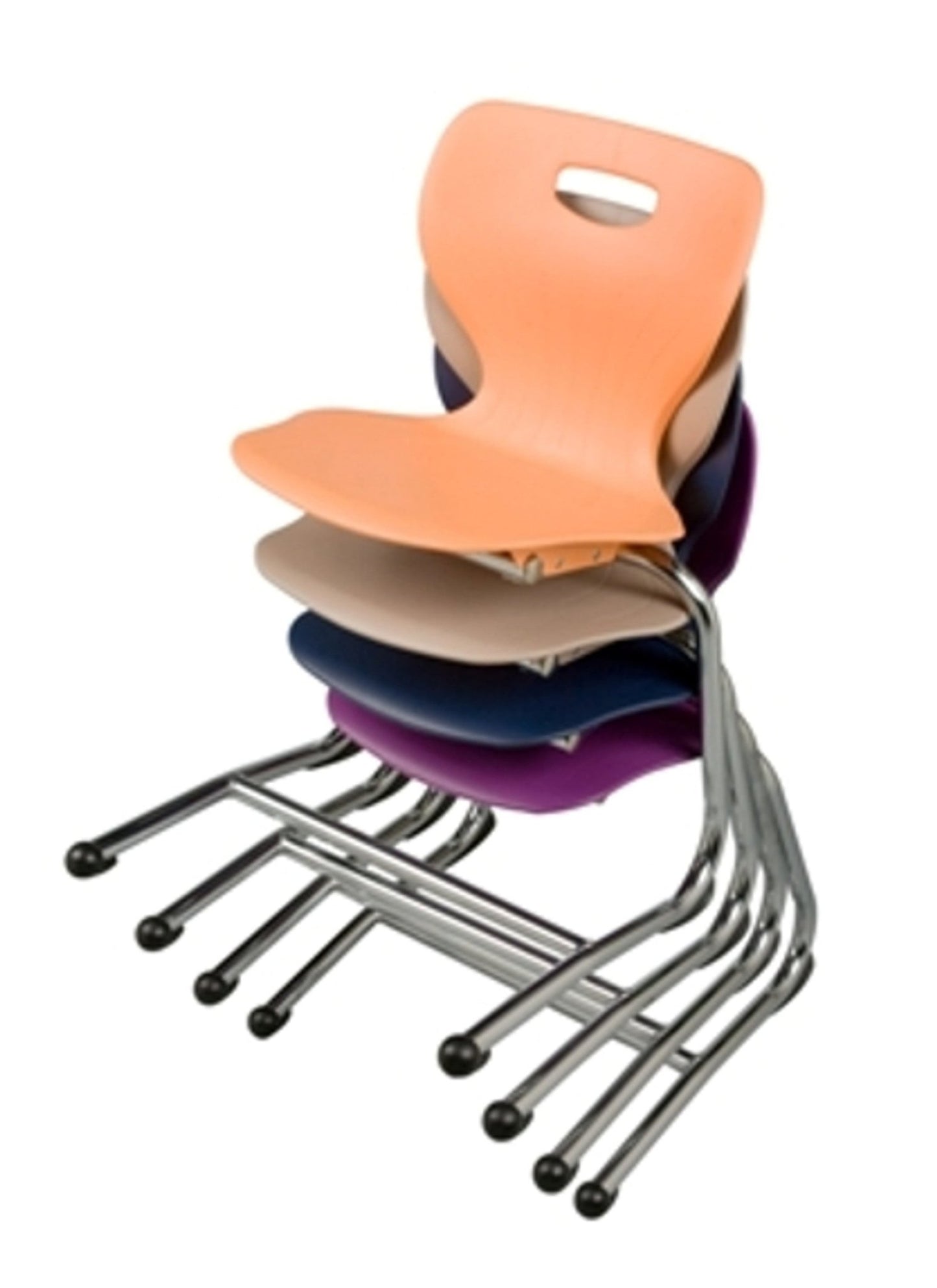 USA Capitol Euroflex 16" Stackable Cantilever Chair (3706) - SchoolOutlet