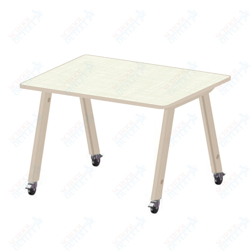 USA Capitol Hydra Makerspace Table with Laminate Top, Spray Edge 36"W x 60"L x 29"H (MAKR3660 - 29) - SchoolOutlet