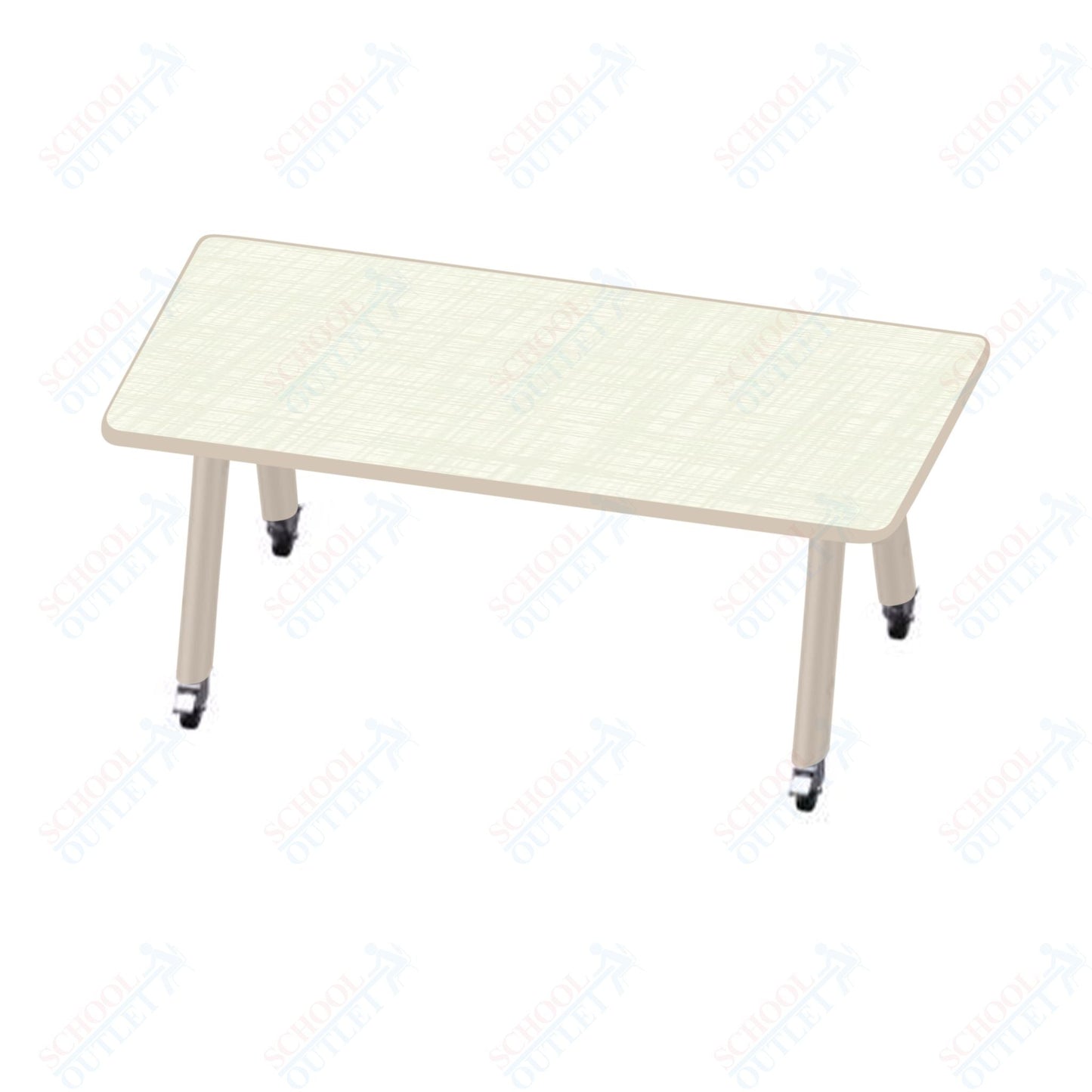 USA Capitol Hydra Makerspace Table with Laminate Top, Spray Edge 36"W x 60"L x 40"H (MAKR3660 - 40) - SchoolOutlet