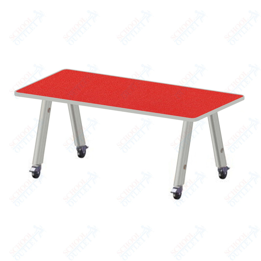 USA Capitol Hydra Makerspace Table with Laminate Top, Spray Edge 36"W x 72"L x 36"H (MAKR3672 - 36) - SchoolOutlet