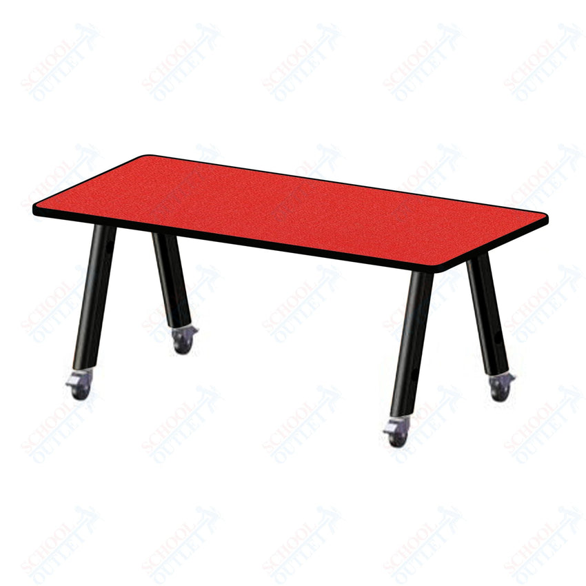 USA Capitol Hydra Makerspace Table with Laminate Top, Spray Edge 36"W x 72"L x 36"H (MAKR3672 - 36) - SchoolOutlet