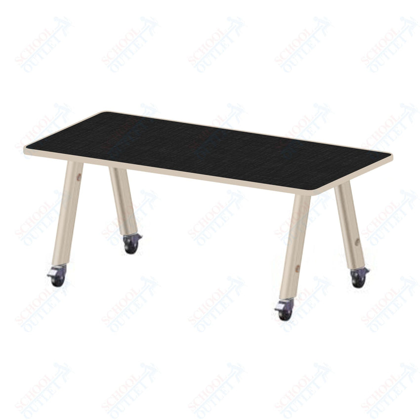 USA Capitol Hydra Makerspace Table with Laminate Top, Spray Edge 36"W x 72"L x 36"H (MAKR3672 - 36) - SchoolOutlet