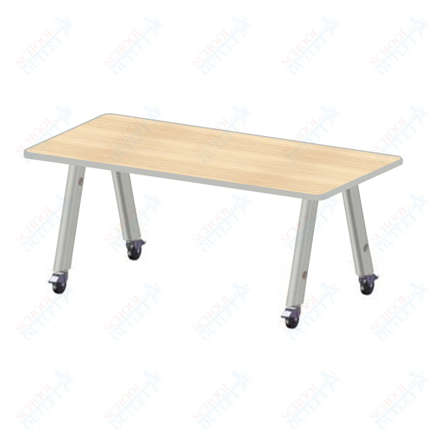 USA Capitol Hydra Makerspace Table with Laminate Top, Spray Edge 36"W x 72"L x 36"H (MAKR3672 - 36) - SchoolOutlet