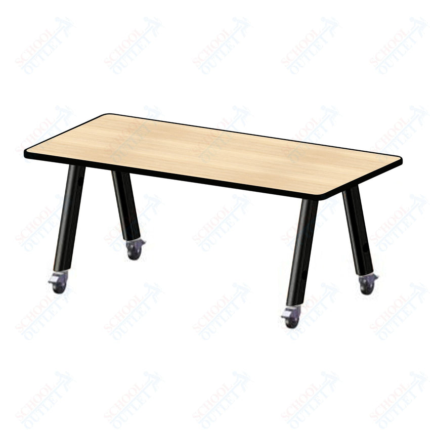 USA Capitol Hydra Makerspace Table with Laminate Top, Spray Edge 36"W x 72"L x 36"H (MAKR3672 - 36) - SchoolOutlet