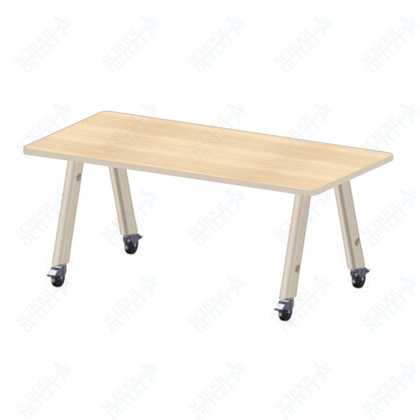 USA Capitol Hydra Makerspace Table with Laminate Top, Spray Edge 36"W x 72"L x 36"H (MAKR3672 - 36) - SchoolOutlet