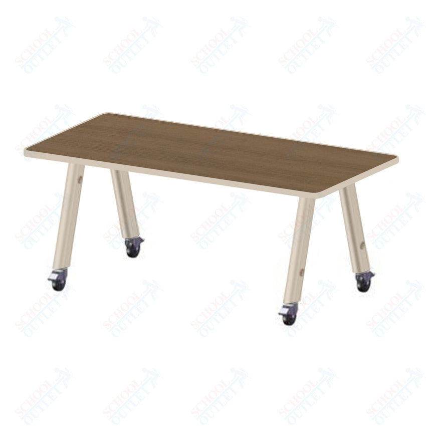 USA Capitol Hydra Makerspace Table with Laminate Top, Spray Edge 36"W x 72"L x 36"H (MAKR3672 - 36) - SchoolOutlet